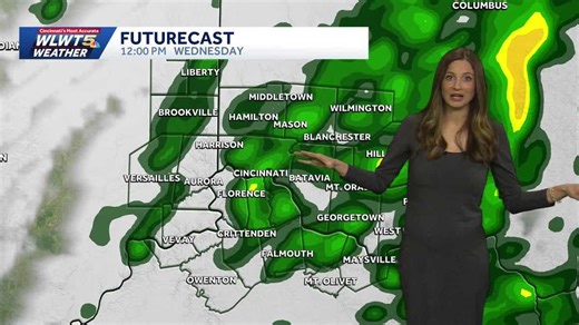 Scattered rain ends; cooler weather returns to Cincinnati