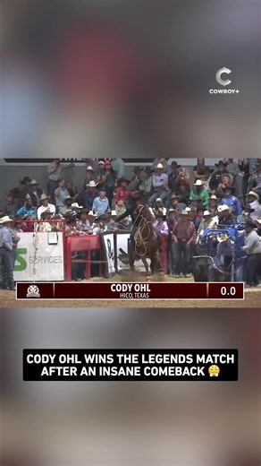Cody Ohl's Incredible Comeback Win in The Legends Match!