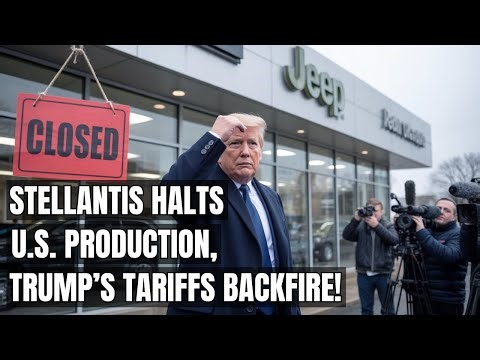 Stellantis HALTS U.S. Production — Auto Market Spirals Into Chaos! Trump's Tariffs, Steel, Aluminum