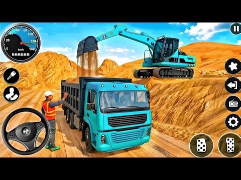 👷City Road Construction Simulator 3D 🚧 | Heavy Excavator & Truck - Android Gameplay