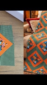 Geometric Patchwork Pattern | Inspiration for Blankets and Pillow Covers