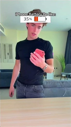 iPhone battery be like