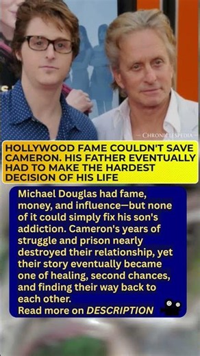Michael Douglas Almost Lost His Son—Then Cameron Spent 7 Years in Prison #history #hollywood