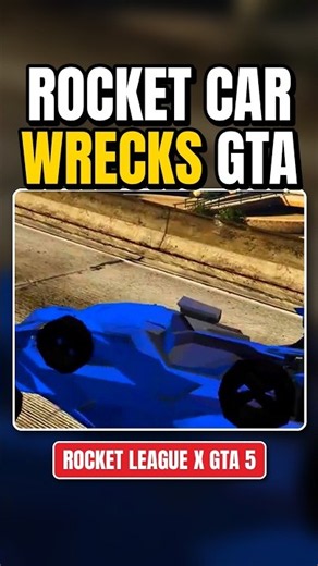 A Rocket League Car Just Wrecked GTA 5 🚀