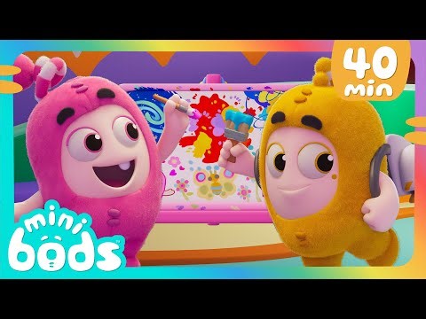 La obra de arte de Newt | Caricaturas infantiles | Moonbug en Español - Minibods