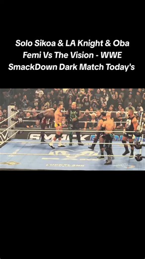 Solo Sikoa & LA Knight & Oba Femi Vs The Vision - WWE SmackDown Dark Match Today's #wwe #wrestling #wweraw #smackdown #aew WWE RAW, WWE SmackDown, WWE full show highlights, WWE live 2026, Monday Night RAW, Friday Night SmackDown, WWE viral clips, WWE trending moments, WWE main event, WWE championship matches, WWE title matches, WWE superstar entrances, WWE shocking heel turns, WWE backstage fights, WWE emotional promos, WWE top 10 moments, WWE epic rivalries, WWE crowd reactions, WWE full show o