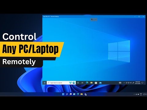 How to Control one PC from Another | Access any PC/Laptop Remotely (Windows 10 or 11)