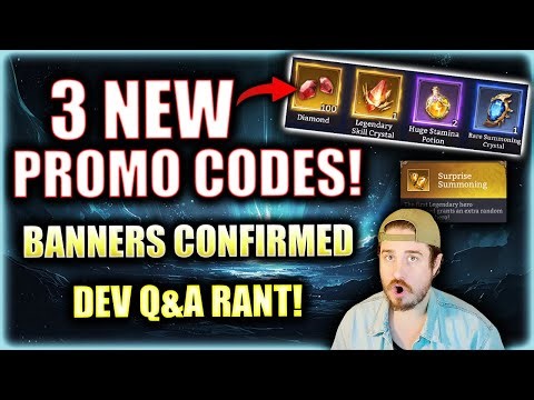 New Banners Confirmed, 3 PROMO CODES, & Terrible Dev Q&A ⁂ Watcher of Realms