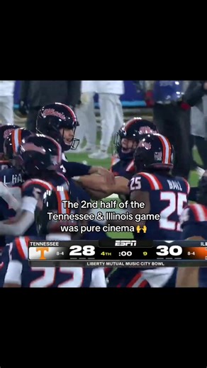 Tennessee Volunteers vs Illinois Football Game Highlights