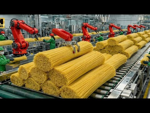Inside the 100,000 LB Durum Wheat Facility – Mesmerizing Extrusion in Modern Golden Pasta Manufactur