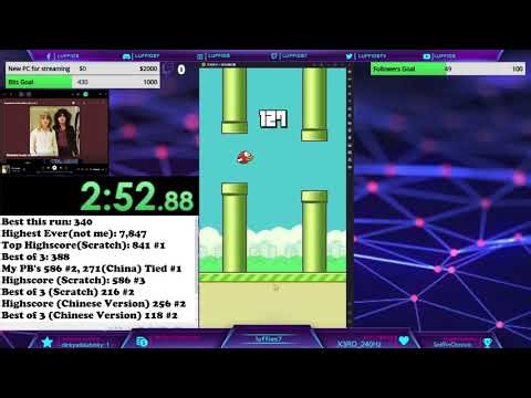 Flappy Bird Highscore (Chinese Version) 455 Flappy Bird 最高分：455 275 Avg of 3 Flappy Bird 275 平均 3