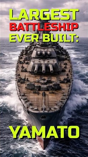The Largest Battleship Ever Built: YAMATO
