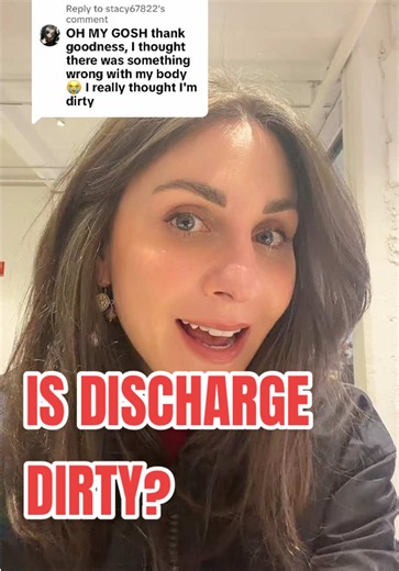 Replying to @stacy67822 A PSA reminder for those who missed it: it’s the opposite - vaginal discharge is how your vagina cleans itself. Smart, hey?! #discharge #vaginalhealth #womenshealth #intimatehealth #normalisethis