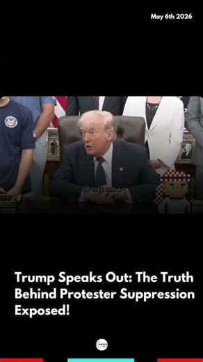 Trump Speaks Out: The TruthBehind Protester Suppression Exposed!