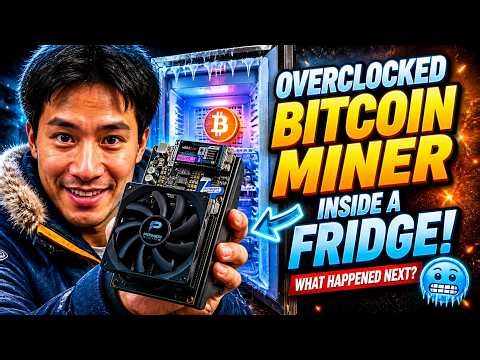 I Overclocked a Bitcoin Miner Inside a Fridge — What Happened Next?