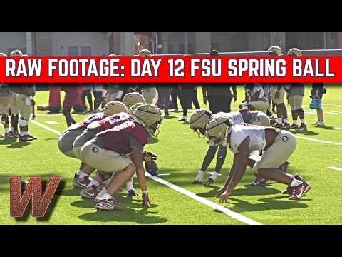 FSU 2026 Spring Practice | RAW PRACTICE FOOTAGE | Final scrimmage prep | Florida State | Warchant