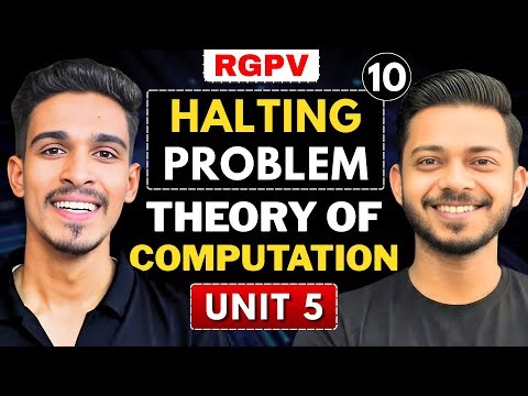 Lec 10 | Halting Problem Turing Machine | Theory of Computation (TOC) | BTech 3rd Year