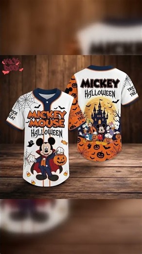 Kickrooz.com | Mickey Halloween Baseball Jersey