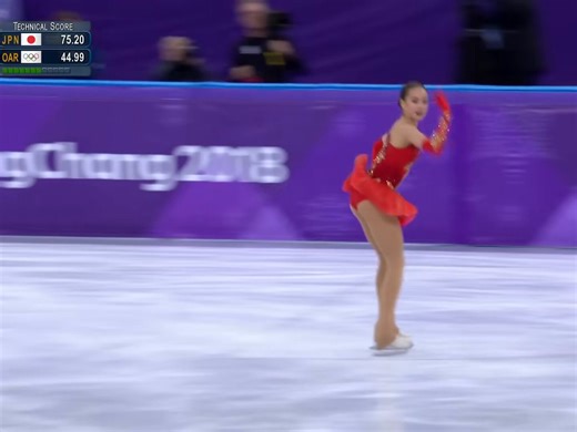 An Olympic performance so good they had to CHANGE the rules.With a bonus in place for jumps landed in the latter half of programs, Alina Zagitova decided to put ALL her jumps late in her program.She landed them all, she made it look effortless, she won gold.🥇Don Quixote🎶
