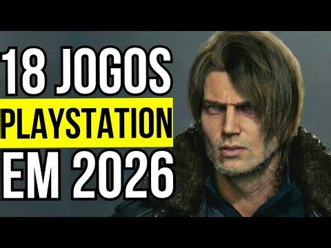 SONY LISTA 18 JOGOS PARA SE FICAR DE OLHO NO INÍCIO DE 2026 !!!!