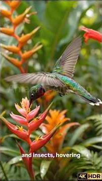 The Incredible Hummingbird | Building the World's Smallest Nest | AI Bird Documentary