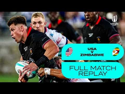 INCREDIBLE CLASH! ⚔️| USA v Zimbabwe | Nations Cup 2026 | Full Match Replay