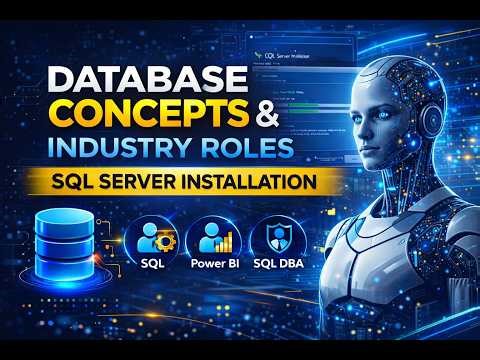 Database Concepts, Industry Roles & SQL Server Installation