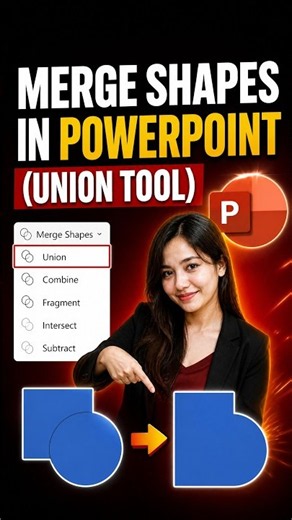 How to Merge Shapes in PowerPoint (Union Tool)