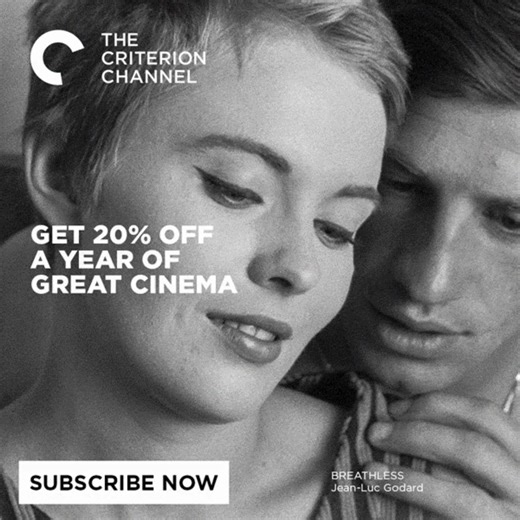 Criterion Collection on Instagram: "❄️❤️ CRITERION CHANNEL WINTER SALE ❄️❤️ Now through February 2, save 20% on new annual Criterion Channel subscriptions — that’s less than $7 a month for a year of great cinema! Sign up with promo code NEWYEAR26 today at criterionchannel.com!"