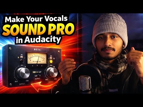 Make Your Vocals SOUND PRO in Audacity (DC1A Compressor Tutorial)