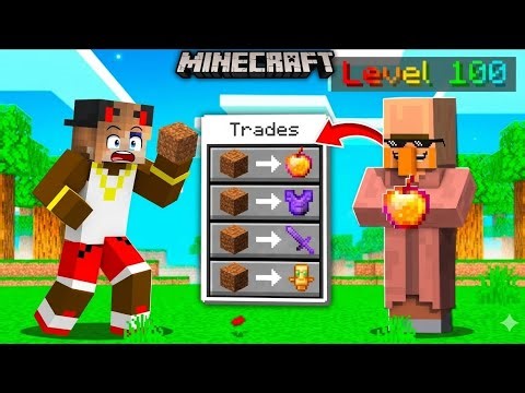 Minecraft but villager trade is op 