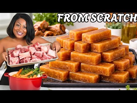 How I Make Authentic Beef Bone Broth From Scratch | No Chemicals, No Preservatives