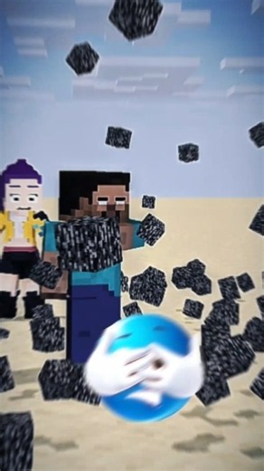 Herobrine Aura 🥶 is really unpredictable 😈 | #shorts #minecraft