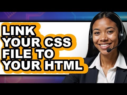How to Link Your Css File to Your Html (only Way)