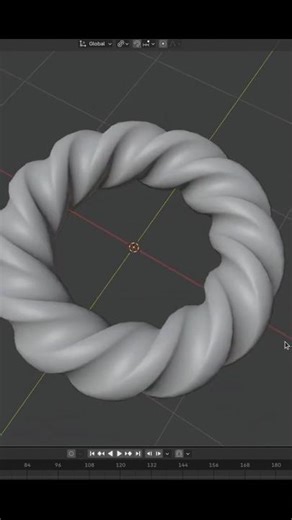 Fast Complex Spiral in Blender 3D | Easy Spiral Torus Trick for Beginners