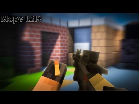 The Best Survival Shooting Map For Mcpe || 1.21+ 