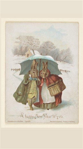 Primmie’s World on Instagram: "These happen on a lovely and peaceful New Year day at Primmie's World 🥹🤍🕊 Wish everyone a great New Year day wherever you are 🎀🎊 Artists: 1-2 Beatrix Potter 3-4 Brain Paterson 5 Molly Brett 6 Racey Helps 7-8 Jill Barklem, Brambly Hedge 9 Loïc Jouannigot #happynewyear #newyear #newyear2026 #whimsical"