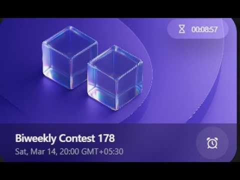 Leetcode BiWeekly Contest 179 LIVE || #leetcode #coding #programming #contest