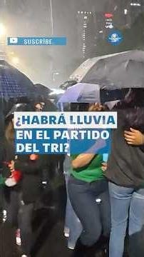 Pronostican fuertes lluvias y hasta caída de granizo para el México vs Inglaterra en CDMX #Shorts