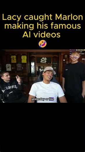 #marlon on #Twitch Lacy caught Marlon running the AI videos accounts🤣 #shorts #streamer #twitch