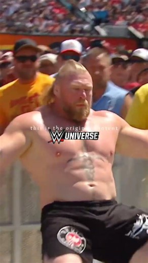 Roman Reigns vs Brock Lesnar vs Oba Femi. #wwe #summerslam #triplethreatmatch #wrestleuniverse
