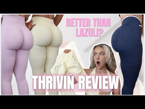 HONEST THRIVIN REVIEW | Better than Lazuli? BBL scrunch leggings, flares & shorts try on haul