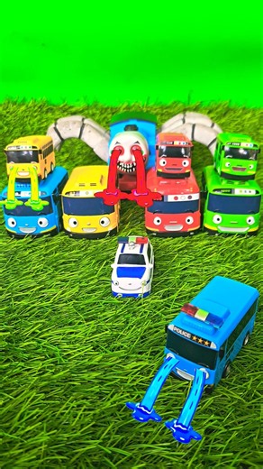Review Fun Tayo the Little Bus Set Toys, Tayo Police, Rogi Robot, Lani & Thomas Hallowen #toys #tayo
