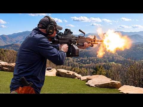 Shawn Ryan Shoots a M249 SAW for the First Time in 15 Years