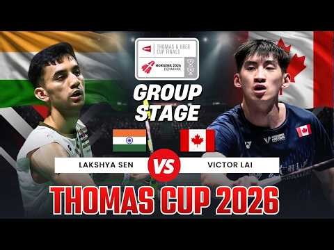 BWF Thomas Cup Finals 2026 | Lakshya Sen vs Victor Lai | Full Match Highlights