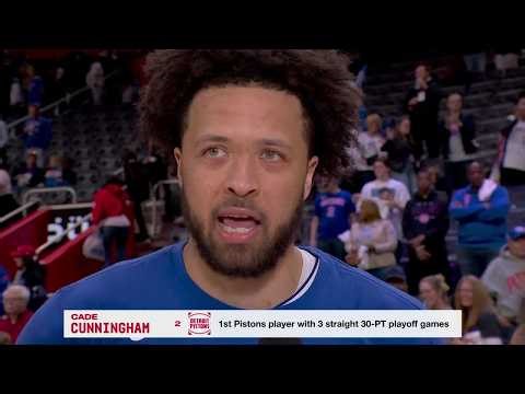 Cade Cunningham reacts to Pistons' Game 7 win over the Magic | NBA on ESPN