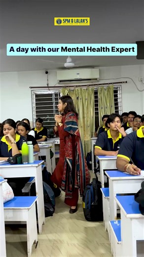 Prioritizing mental wellness at SPM & Lalan's #mentalwellness #jee #neet #studentmentalhealth