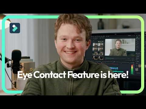 Fix Eye Contact Instantly in Filmora | Powered by NVIDIA AI Maxine EyeContact NIM