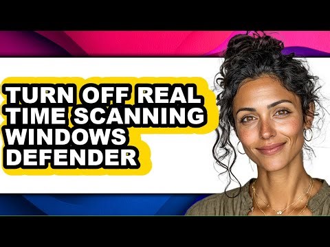How to Turn Off Real Time Scanning Windows Defender (easy Method)