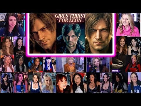 GIRL STREAMERS THIRST OVER LEON In Resident Evil Requiem | Leon Reactions